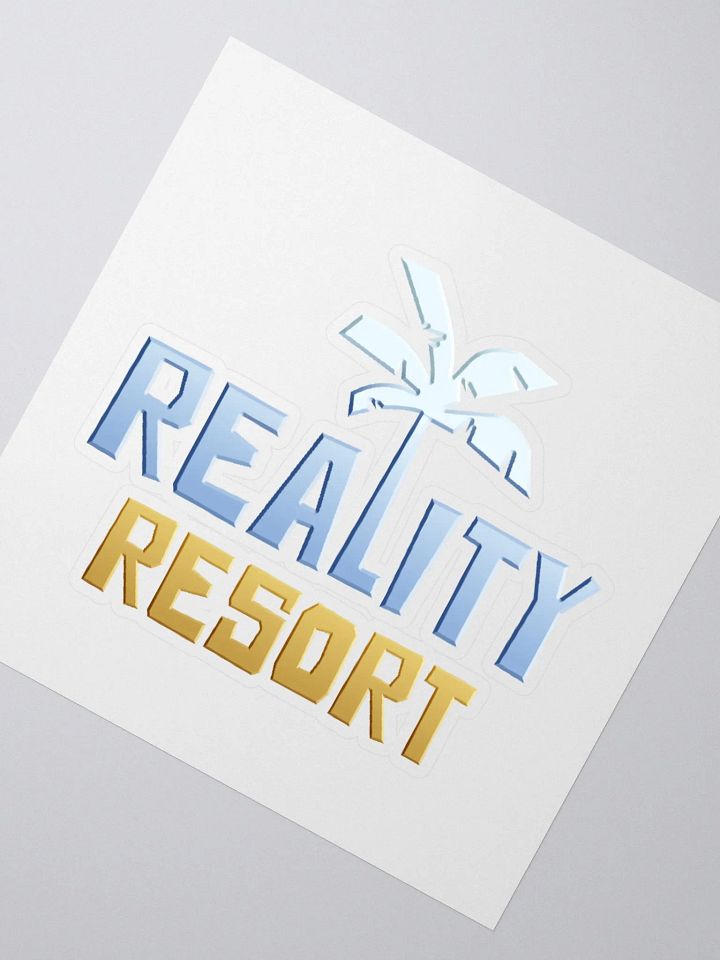 REALITY RESORT Sticker product image (2)