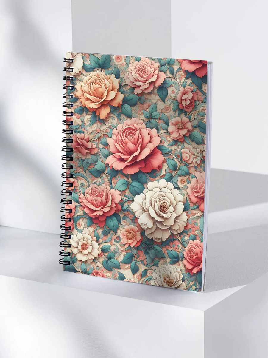 Royal Floral Spiral Notebook product image (4)
