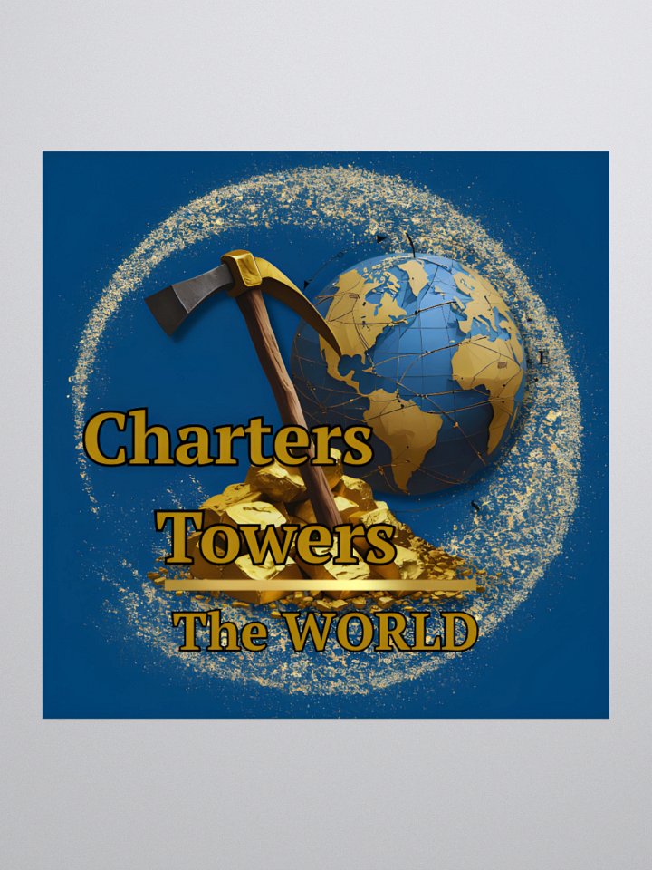 Charters Towers The World Version One Stickers product image (1)