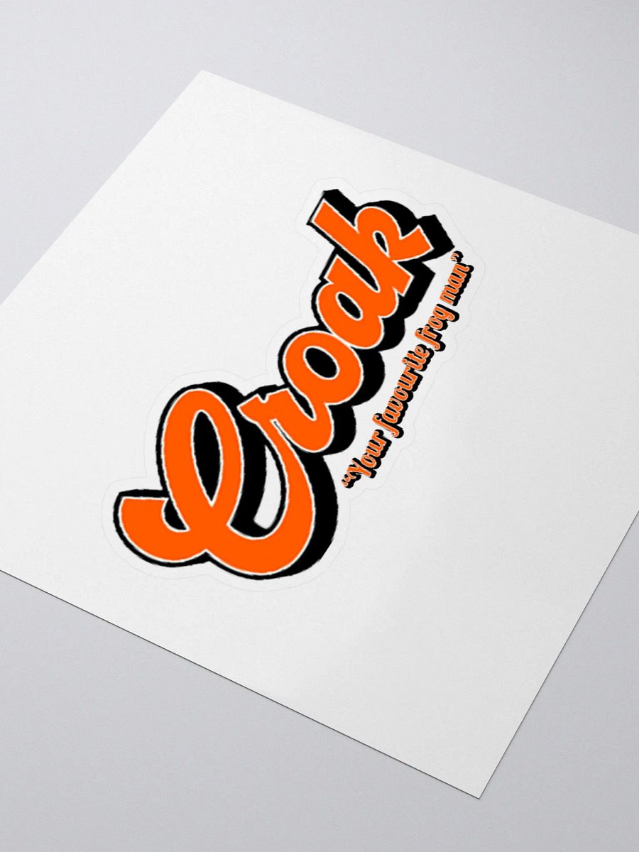 Croak 2024 Text Logo Sticker product image (3)