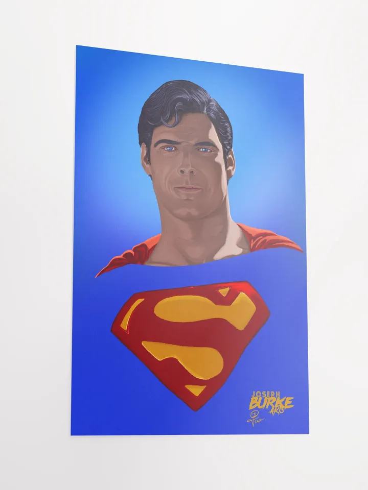 Reeve "Man of Steel" Forever 12x18 Fine Art Print product image (2)