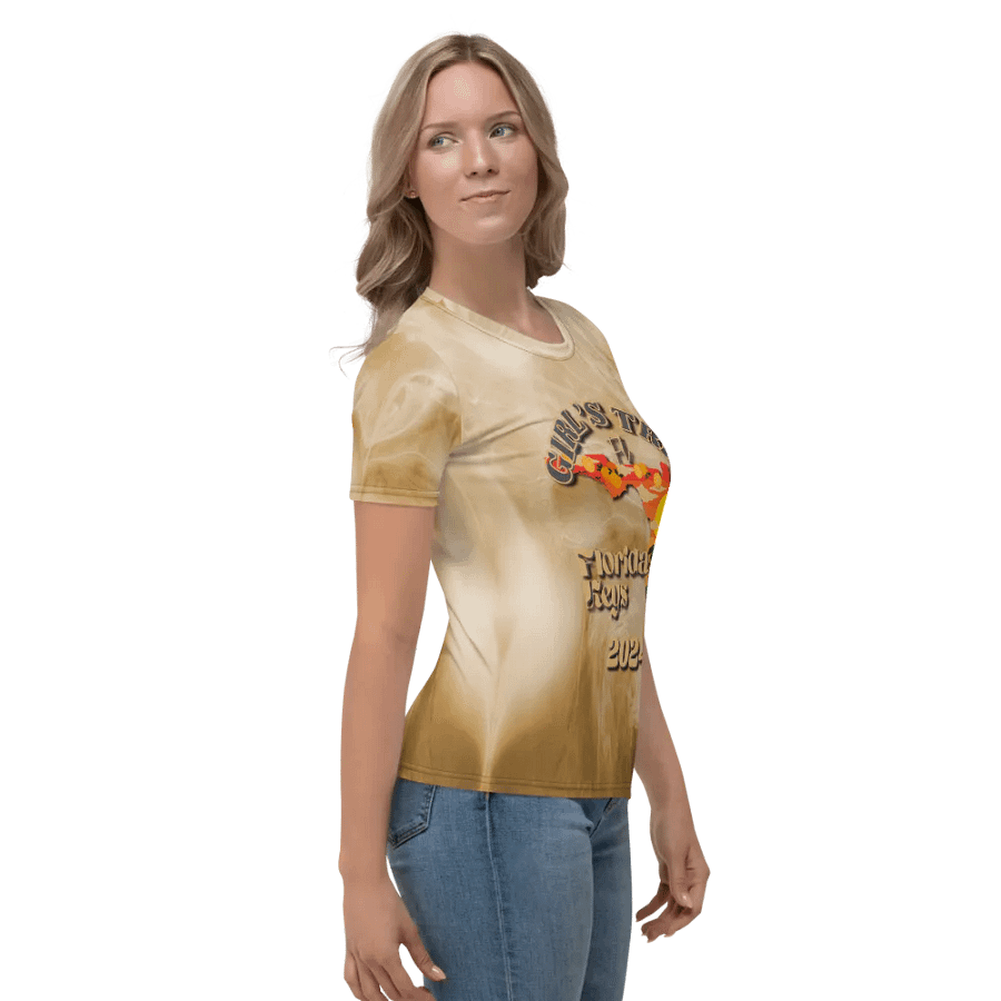 Girls Trip Florida Keys Fl 2024 All Over Print T-shirt product image (4)