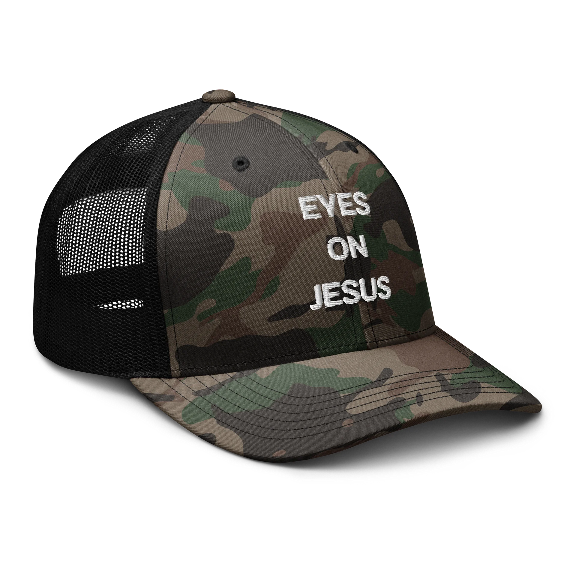 Eyes on Jesus Camo Hat product image (8)