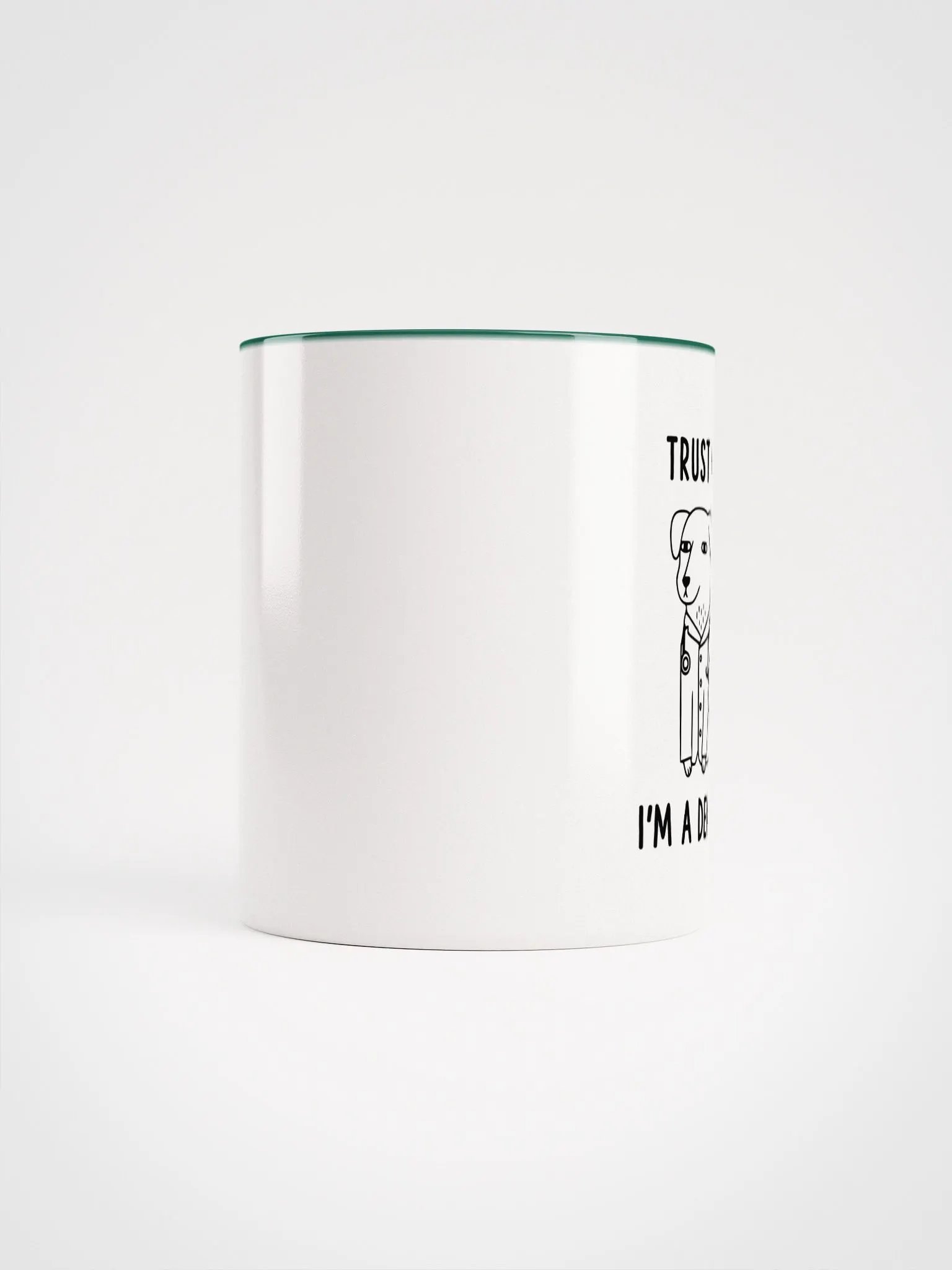 "I'm a Dentist" Ceramic Mug with color inside product image (5)