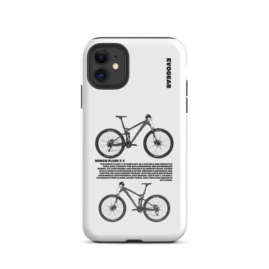 White Norco Fluid 7.1 iPhone Case product image (47)