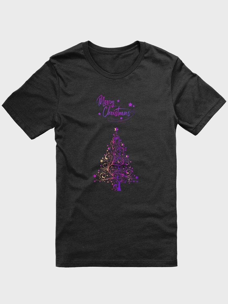 Colorful Christmas Tree Merry Christmas T-Shirt - Purple product image (1)