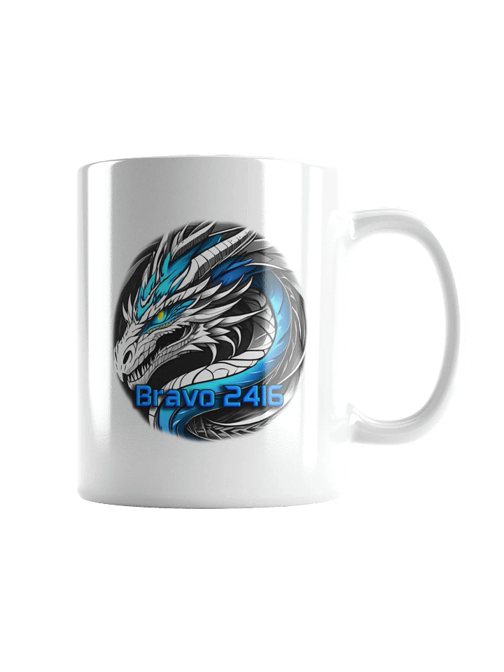 Dragon's Fury White Glossy Mug product image (1)