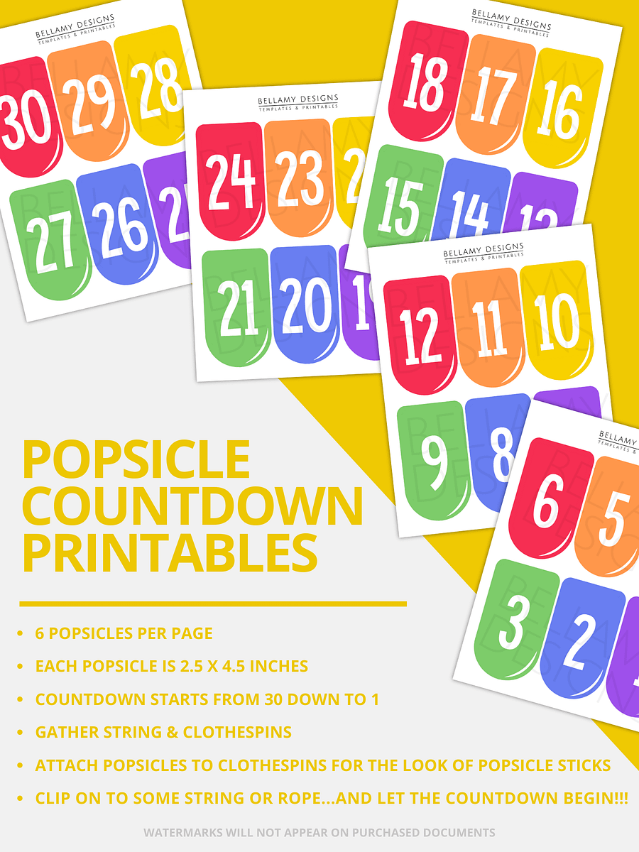 Countdown to Summer Vacation Printable product image (5)