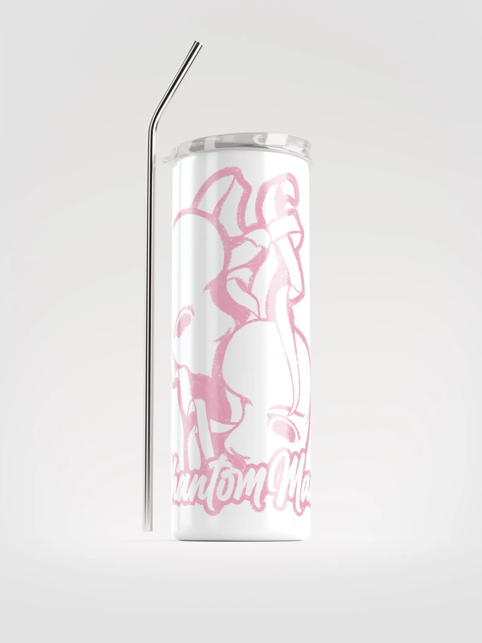 'PhantomMaul' Pink Logo Stainless Steel Tumbler product image (7)