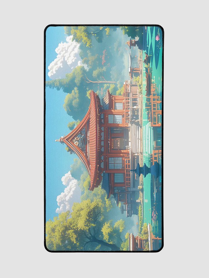 Traditional Japanese House Painting Deskmat product image (2)