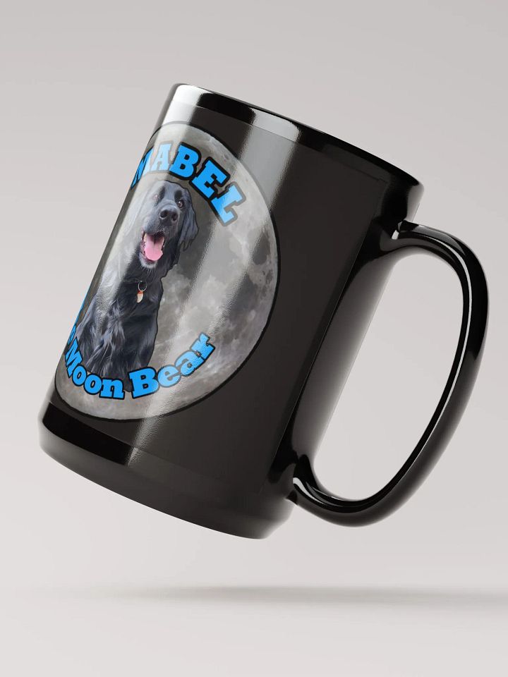 MABEL The Moon Bear Black Glossy Mug 15oz product image (2)