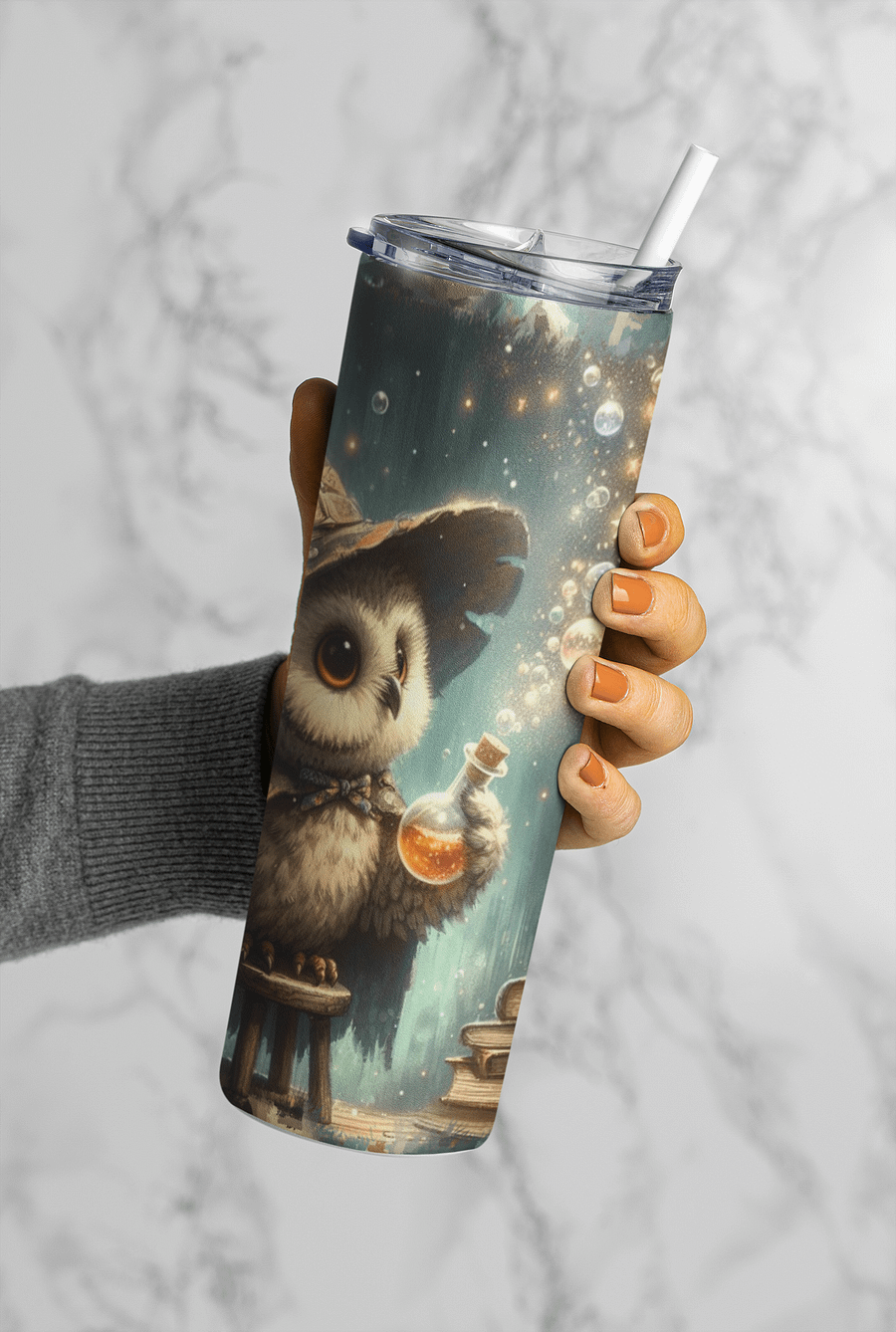 Enchanted Owl Stainless Steel Tumbler product image (3)