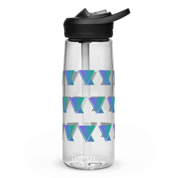 Gradient Triangles Sports Water Bottle product image (5)