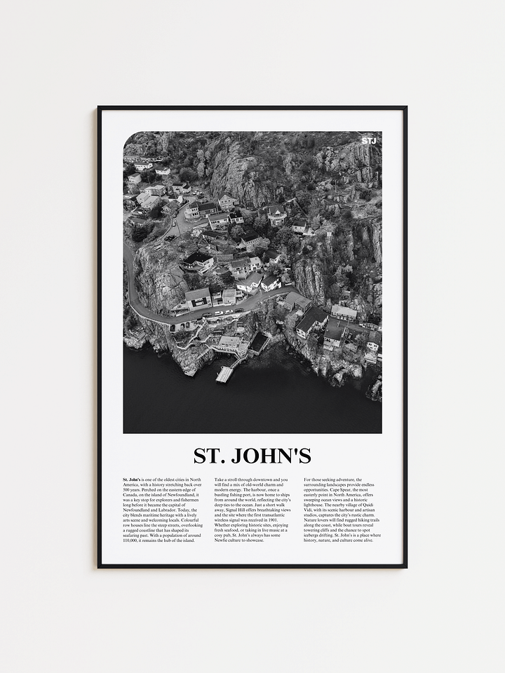 St. John's 02 Newspaper Poster product image (1)