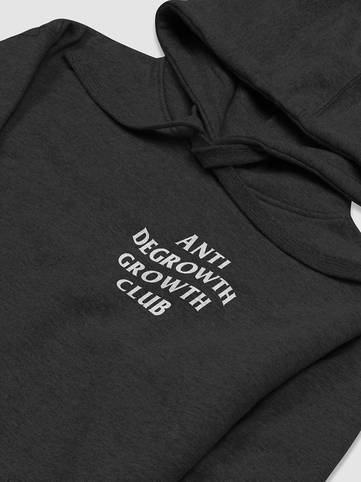 anti degrowth growth club hoodie - 65% soft cotton product image (1)