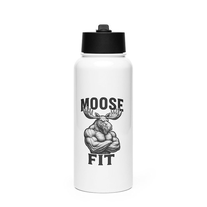 MooseFit Alt Theme Water Bottle with Straw product image (1)