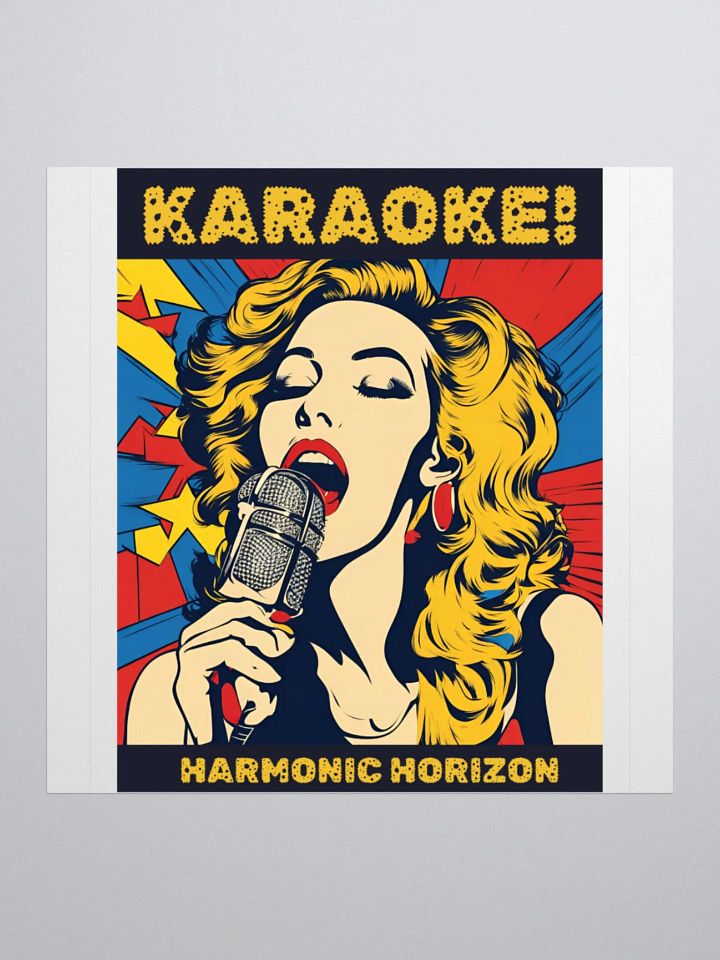 Passionate Pop Art Karaoke Stickers product image (1)