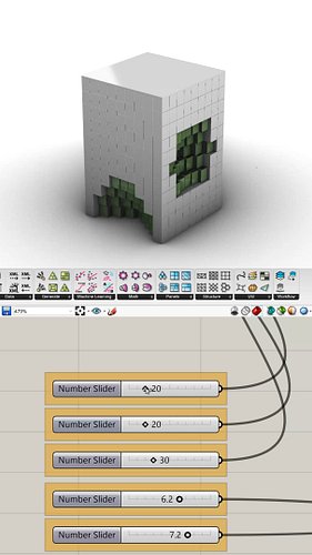 Grasshopper - EX 3 - Dispatch + Attractor point
.
Create a parametric facade
.
Grasshopper Tutorial Architecture, 3D modeling...