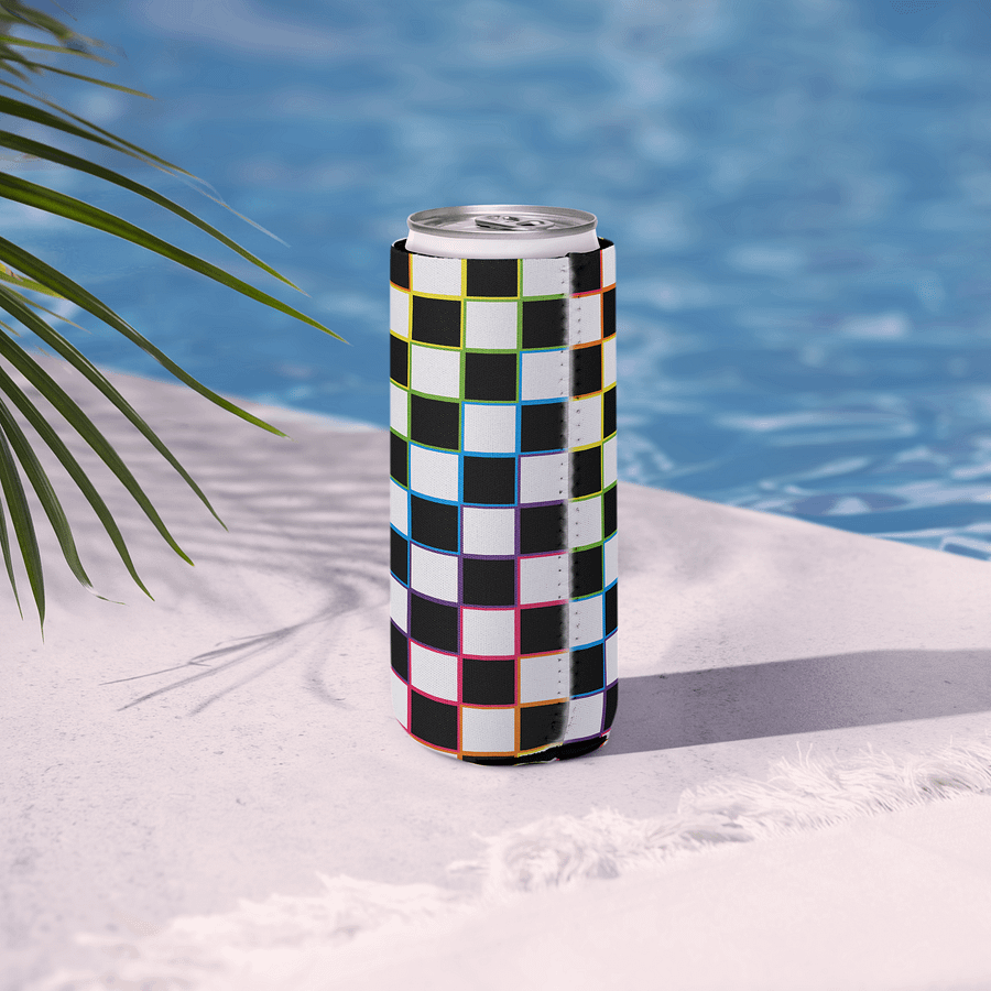 Rainbow Checkered Coozie product image (15)