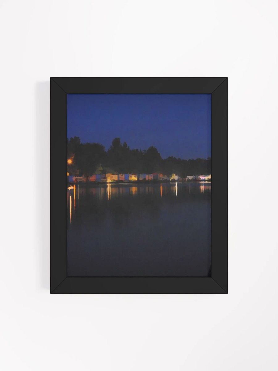 Campers Around The Lake Framed Poster product image (94)