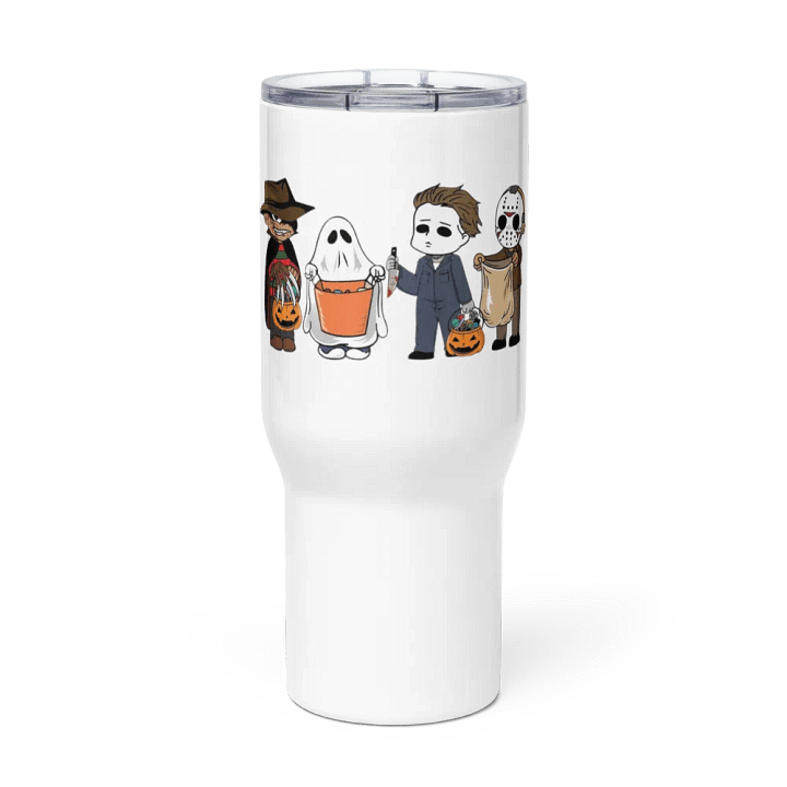Horror Icons Cartoon Travel Mug product image (2)