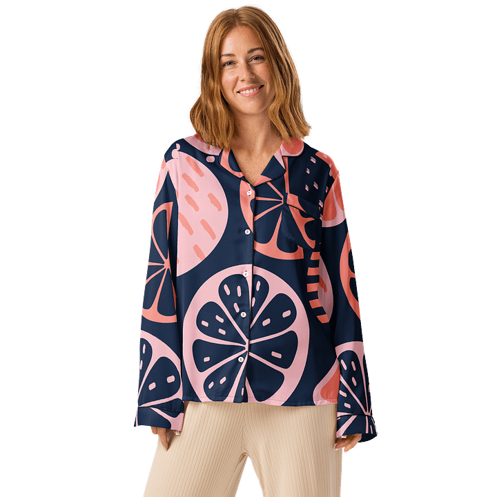 Citrus Slice Dreams Women's Pajama Top product image (1)