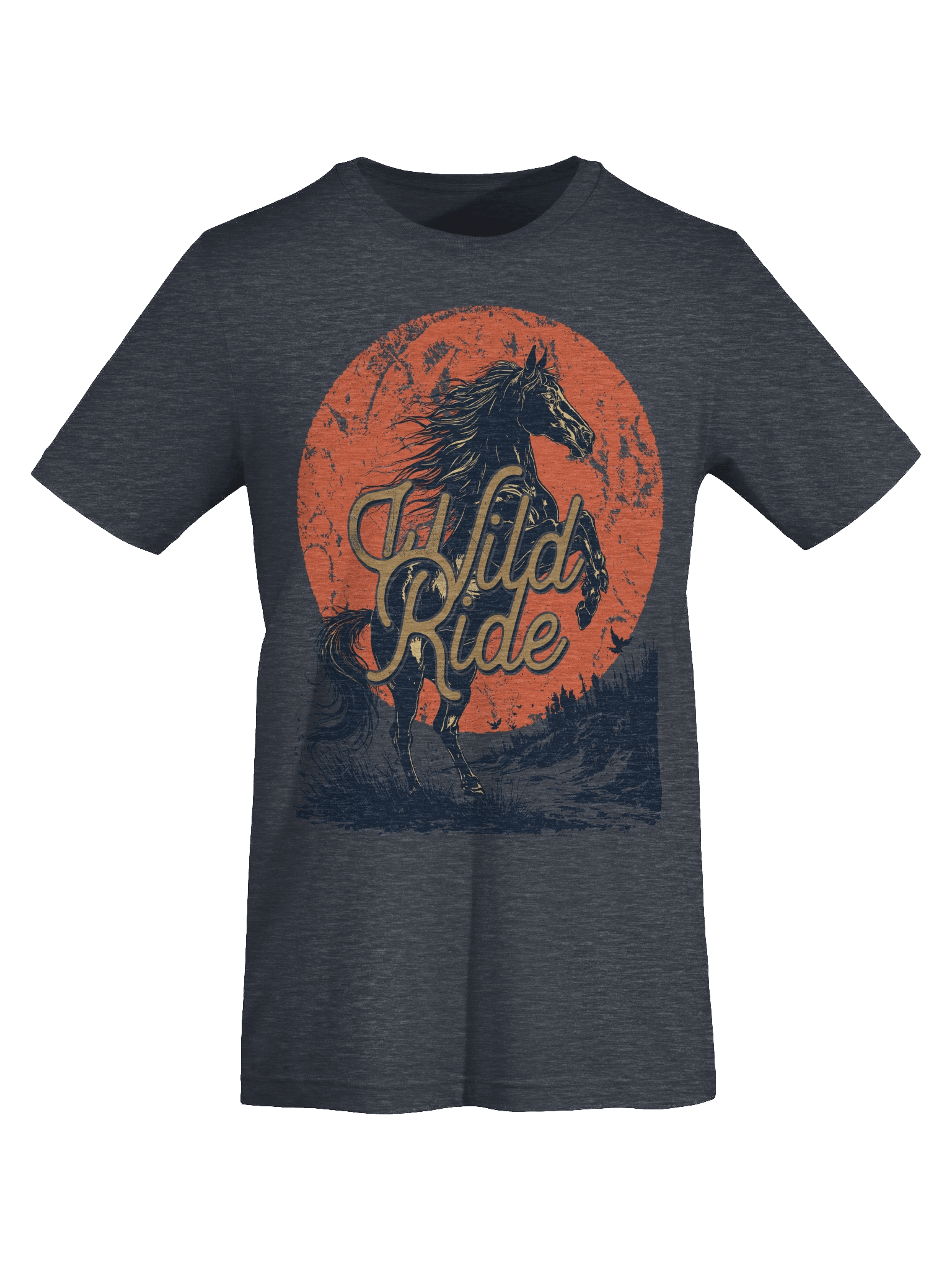 The "Wild Ride" Vintage Horse Bella T-Shirt product image (4)