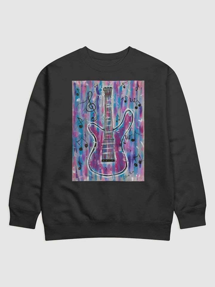 My guitar (art by Dina R.) - Cotton Long Sleeve T-Shirt product image (1)