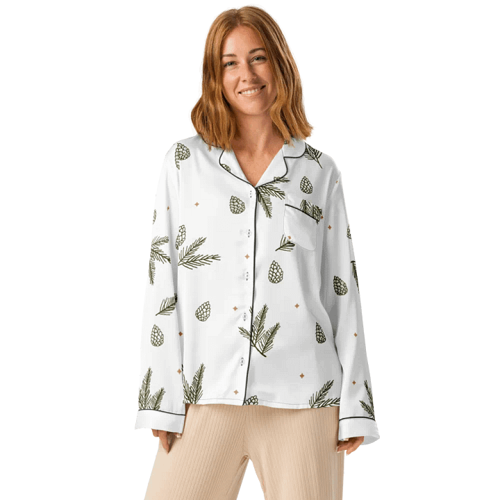 Pine Cones Paradise Women's Pajama Top product image (1)