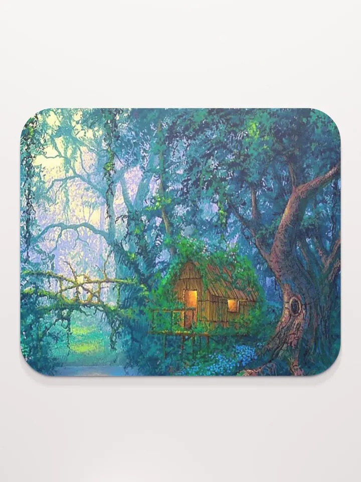 Small Cabin In The Woods Mousepad product image (2)