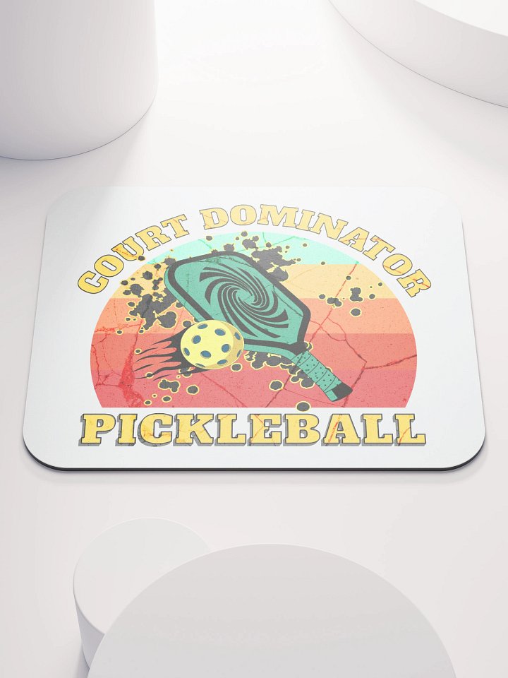 Court Dominator Pickleball Energetic Mouse Pad product image (2)
