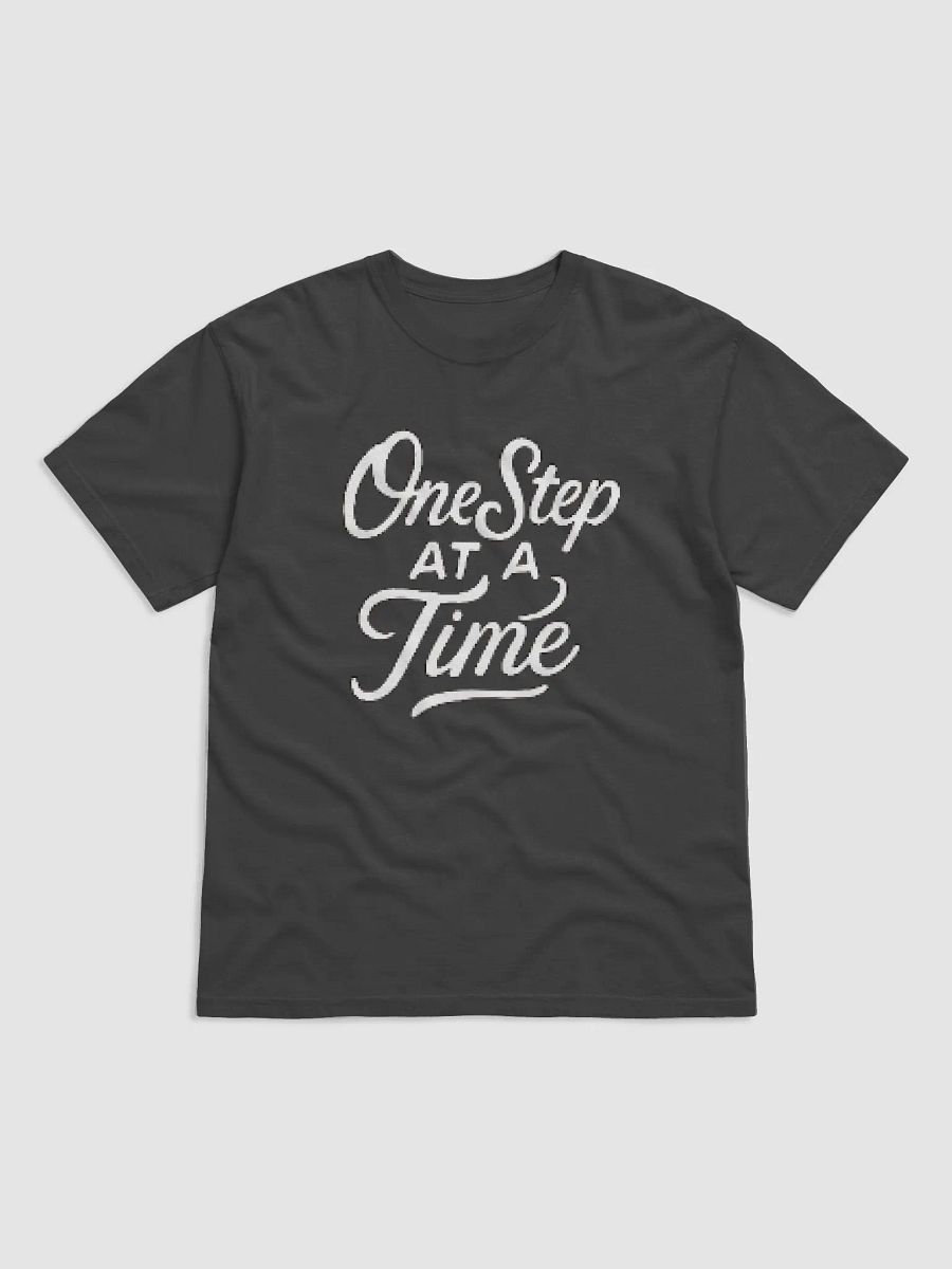 One step at a time pixelated T-SHIRT Design product image (1)