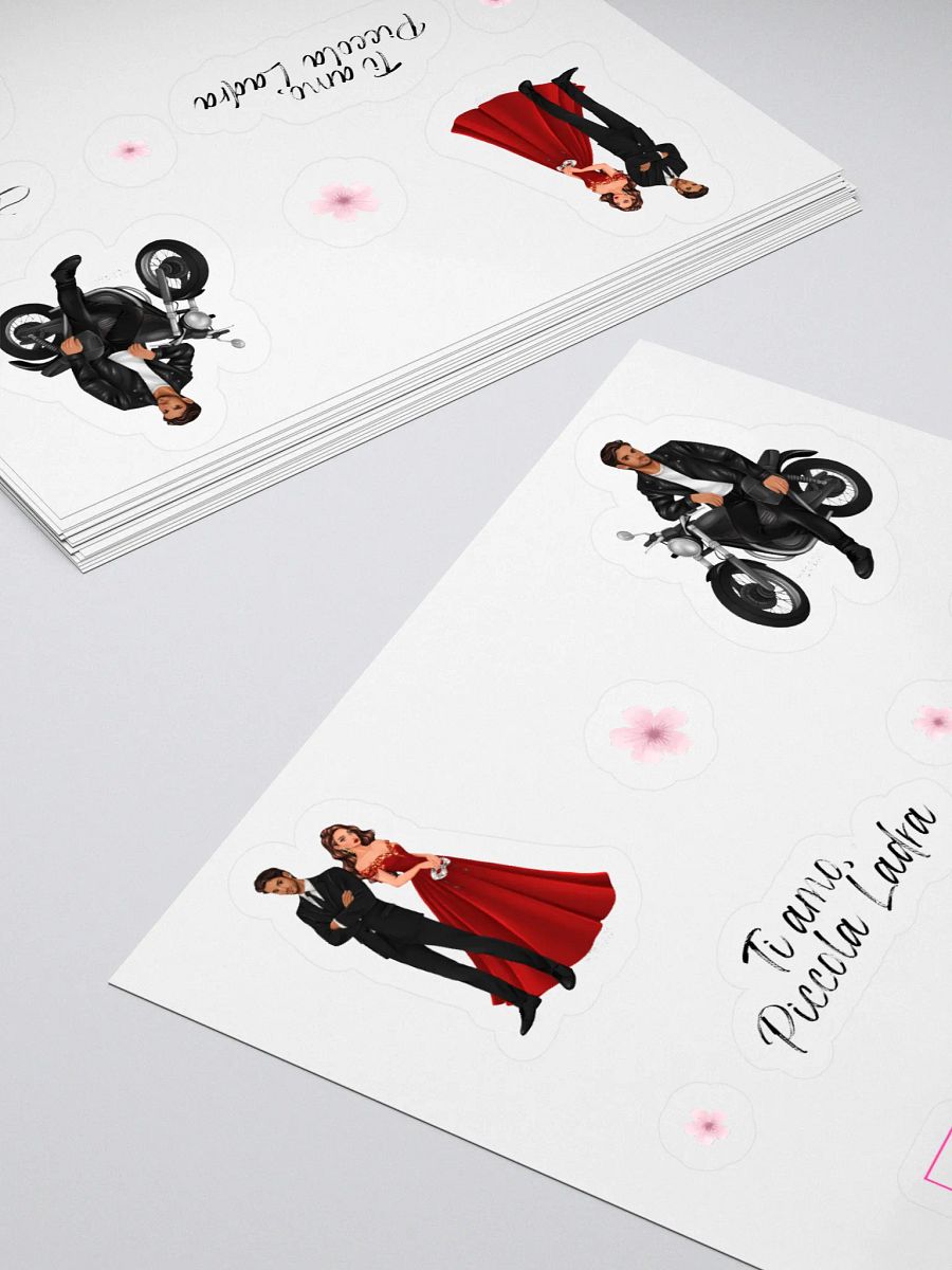 With a Kiss Sticker Sheet product image (4)