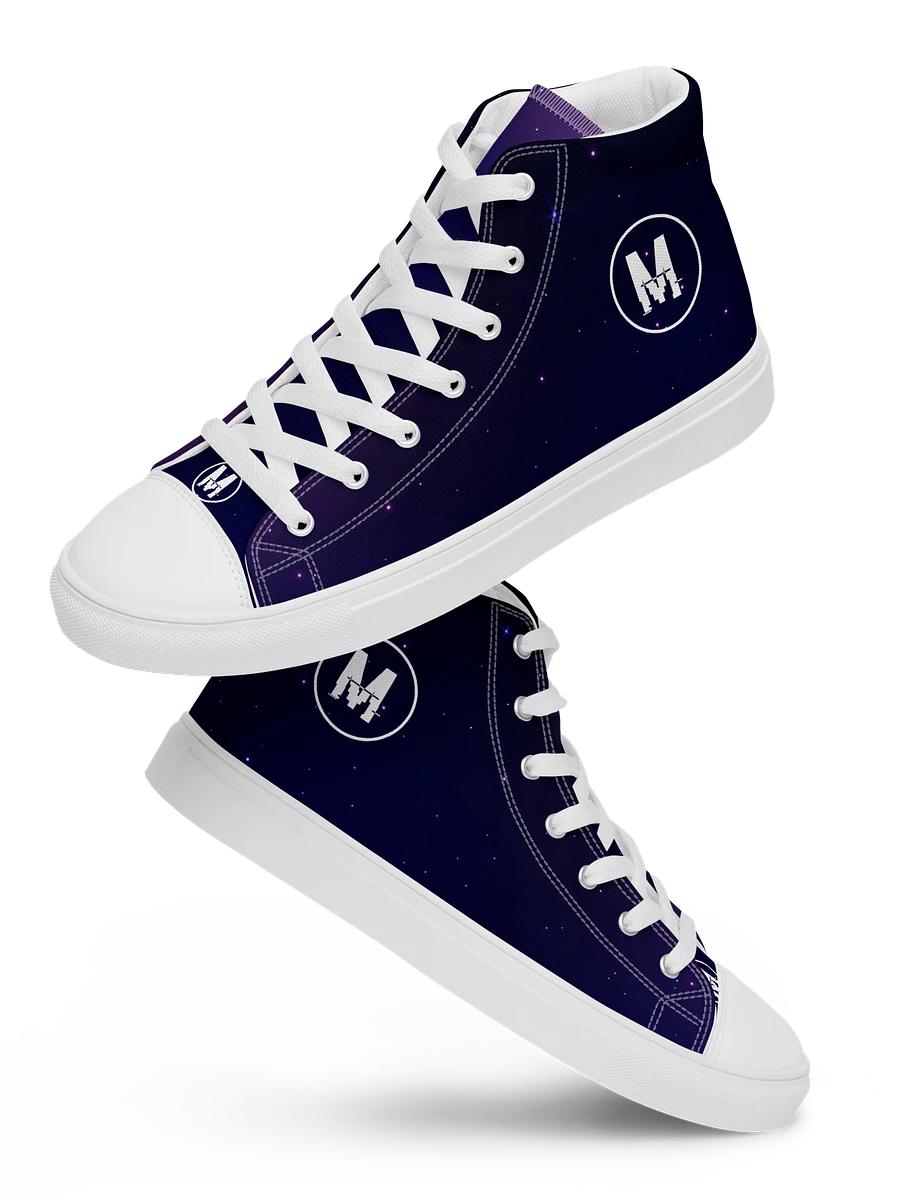 Grape Galaxy Quest - Women's High Tops | #MadeByMELO product image (2)