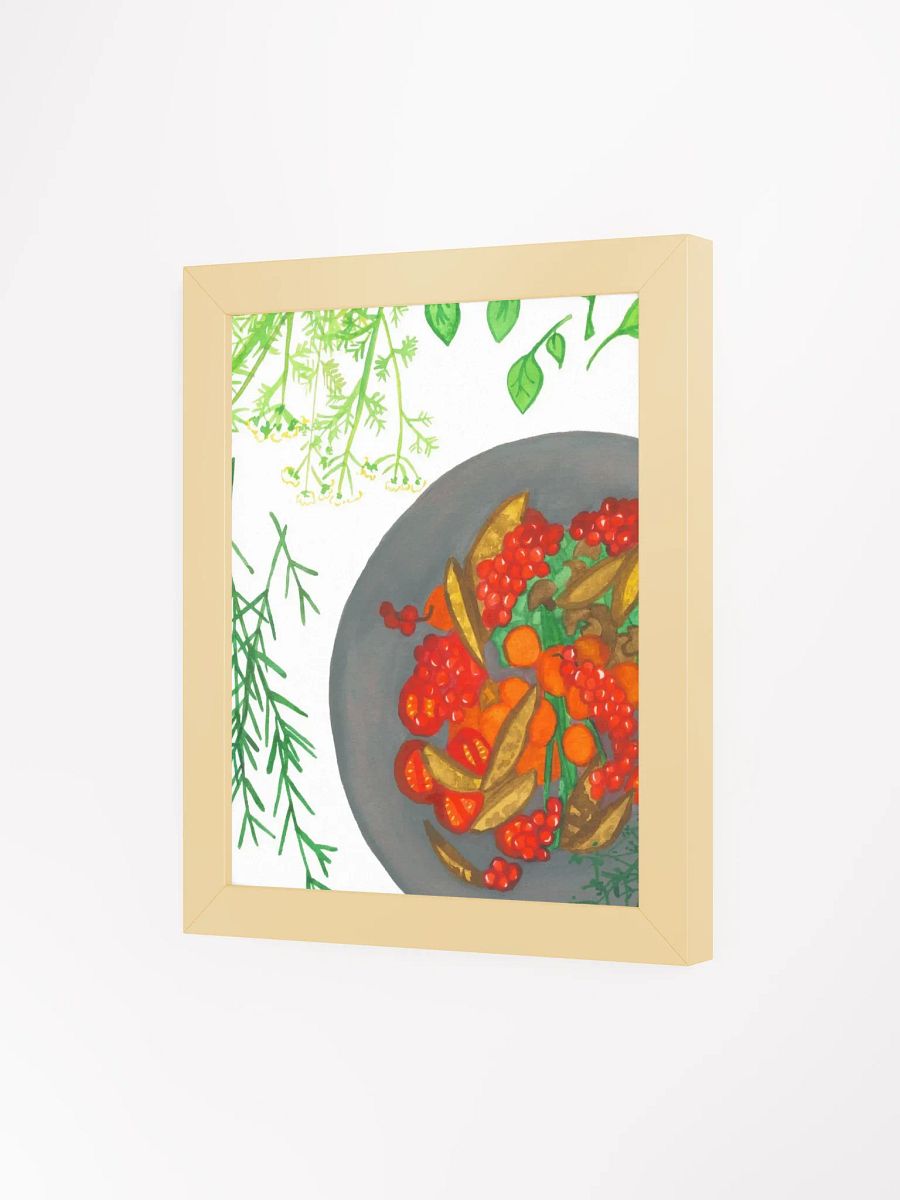 Simple Plate Framed Print product image (23)