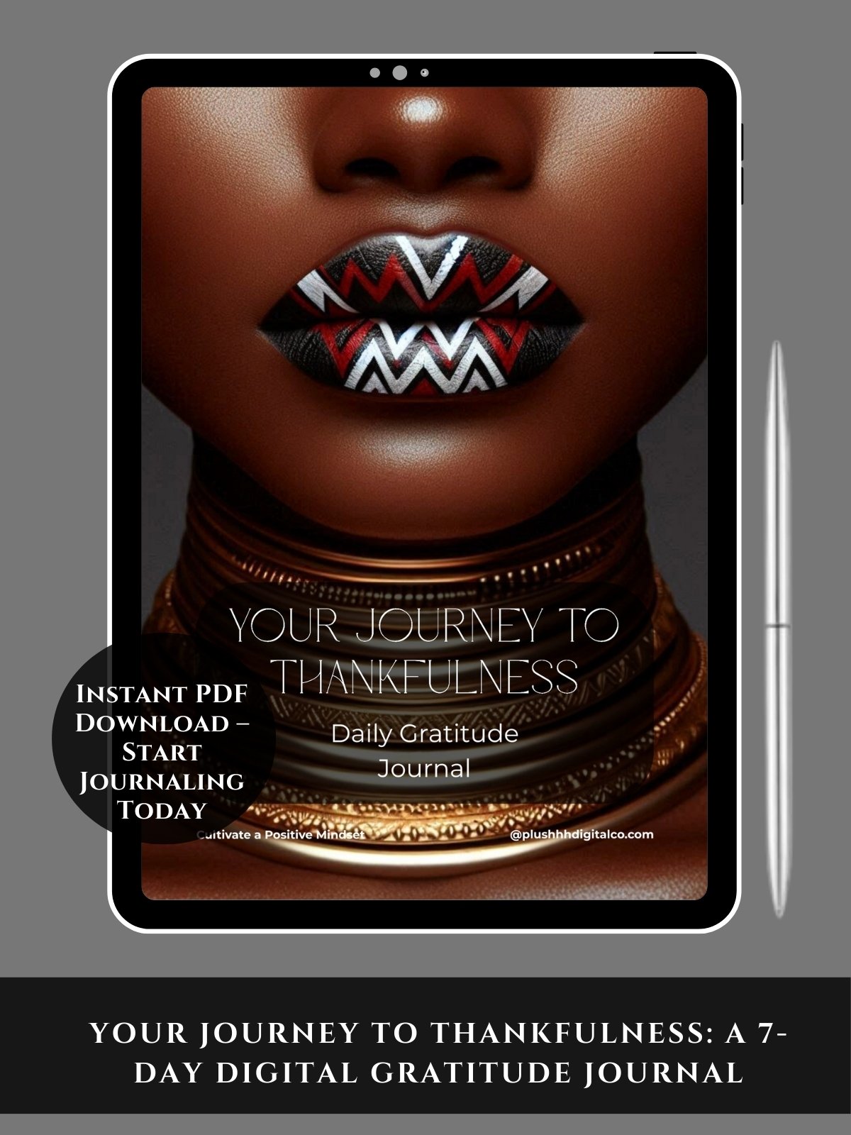 Your Journey to Thankfulness – 7-Day Guided Gratitude Journal product image (1)
