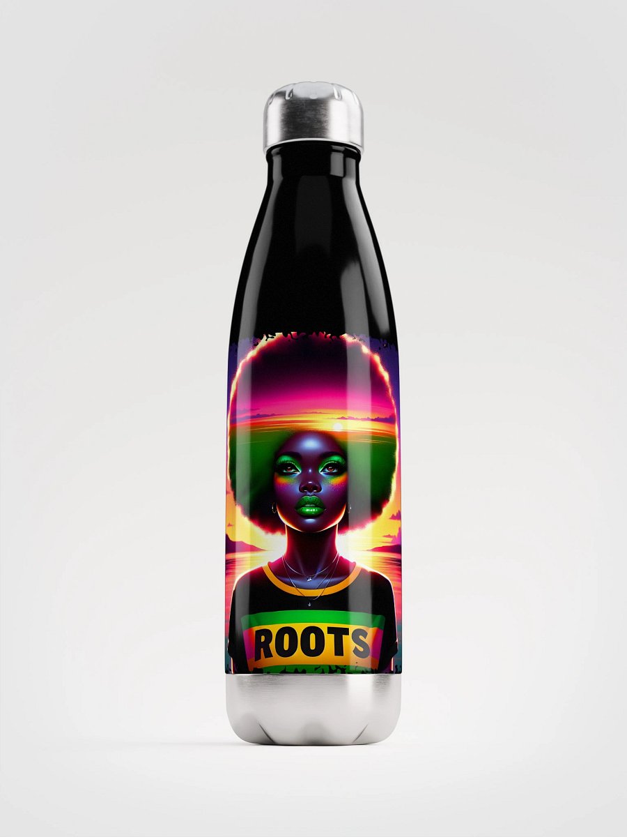 Neon Afro ROOTS Stainless Steel Water Bottle product image (2)