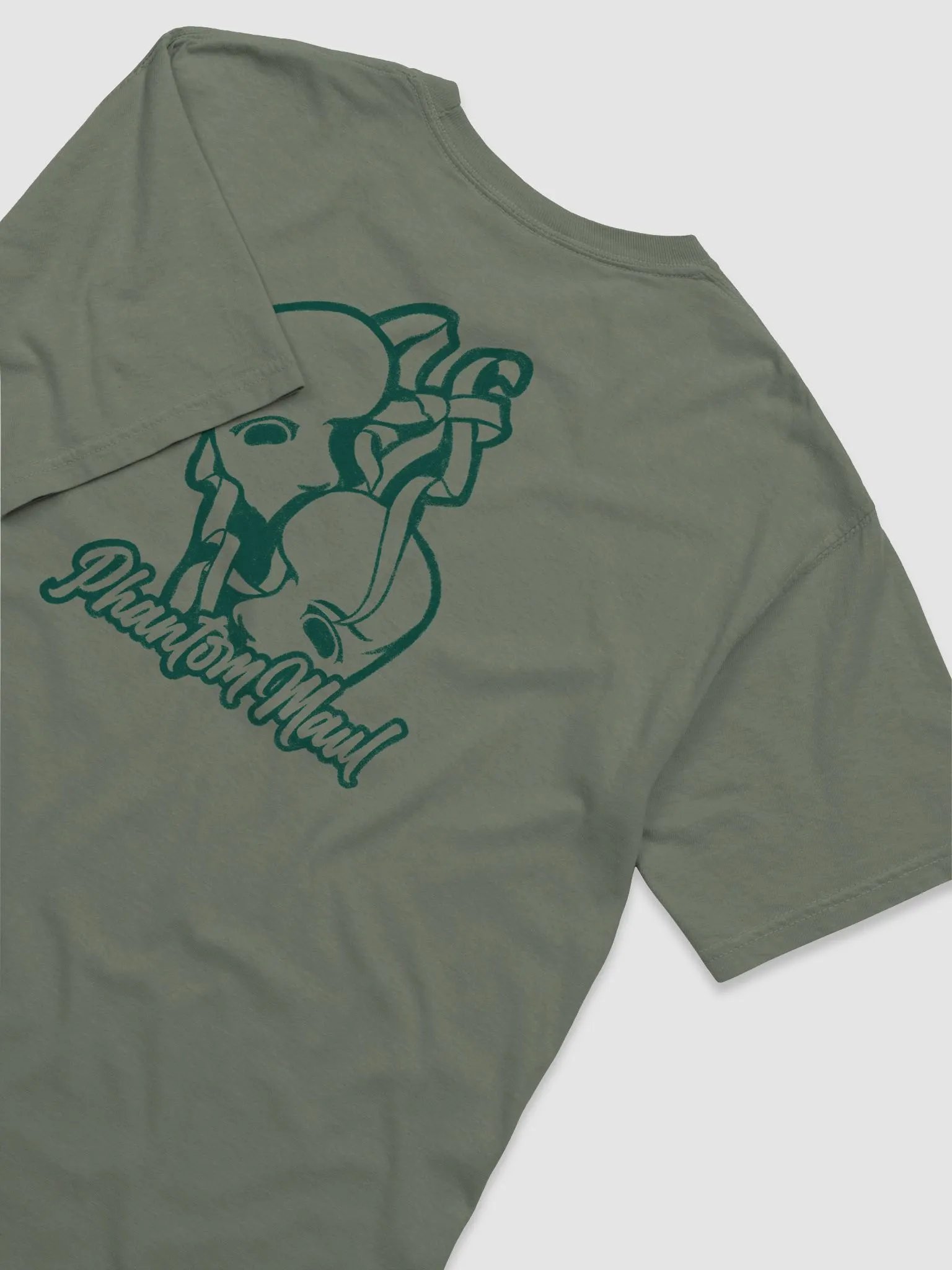 Forest Green 'PhantomMaul' Heavyweight Tee product image (2)