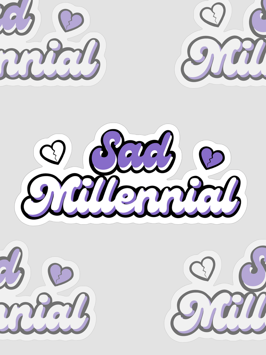 Sad Millennial Sticker product image (2)