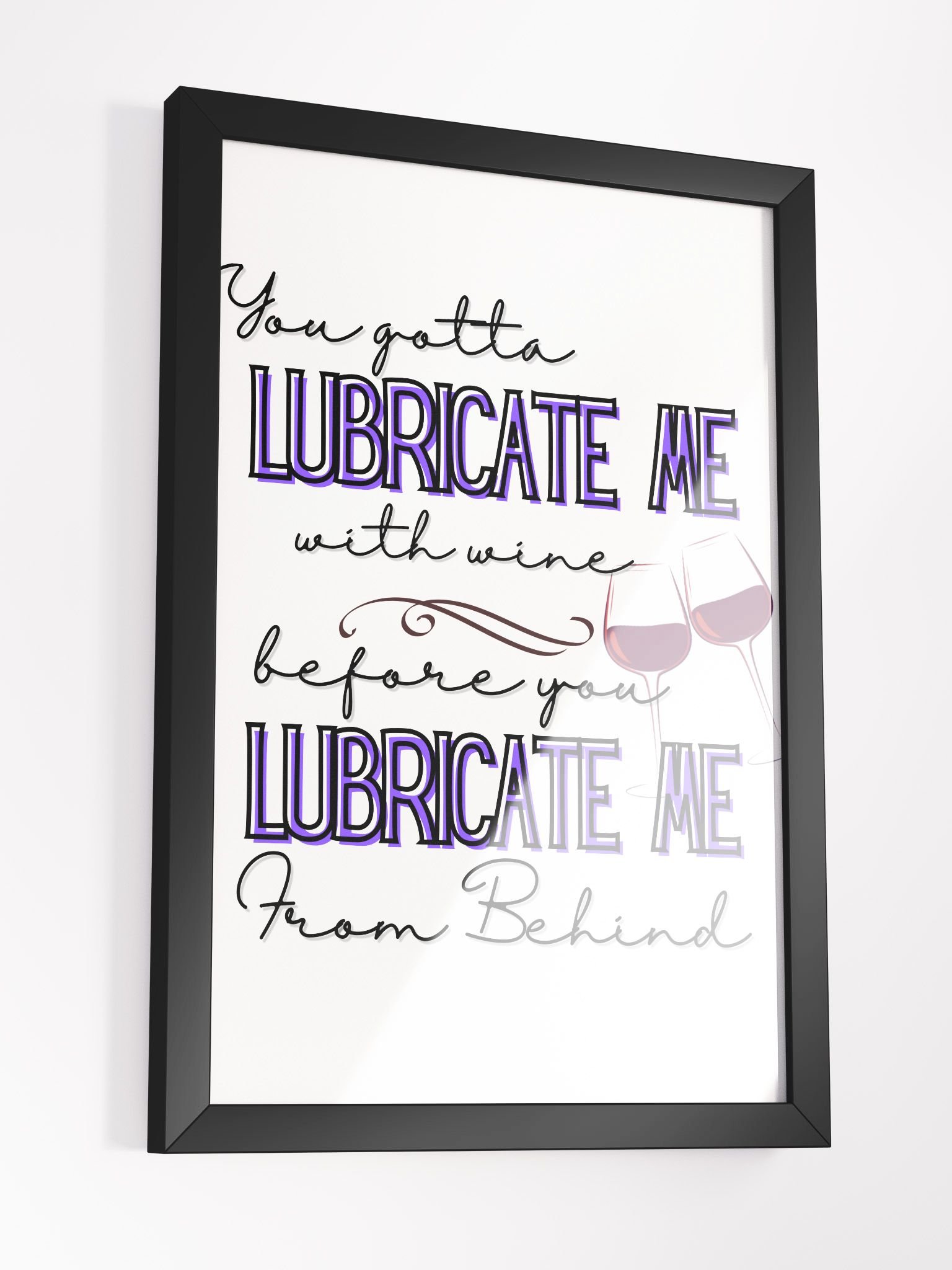 Lubrication Lamb Motto Framed Painting product image (3)