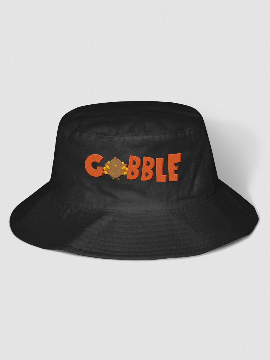 Gobble Turkey Embroidered Flexfit Bucket Hat product image (4)