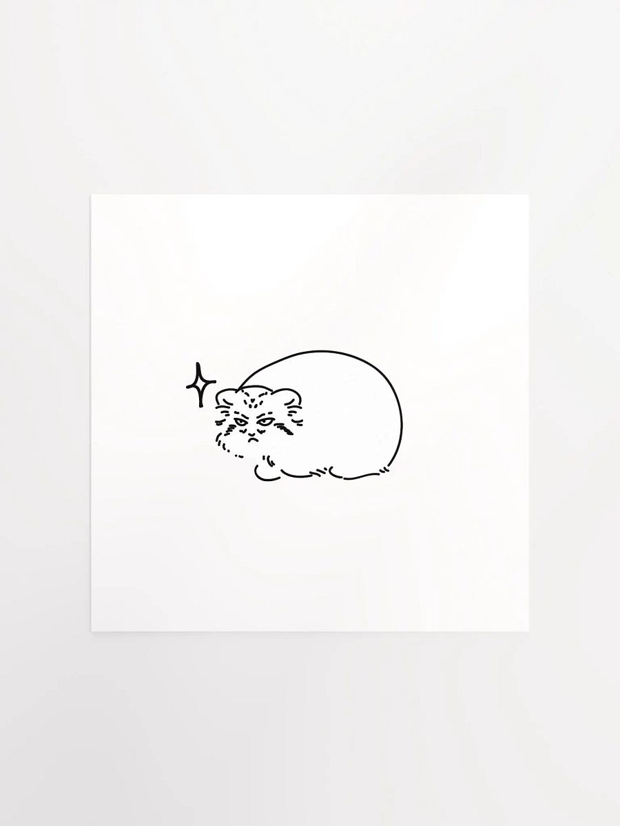 Grumpy Manul - Matte Poster product image (1)