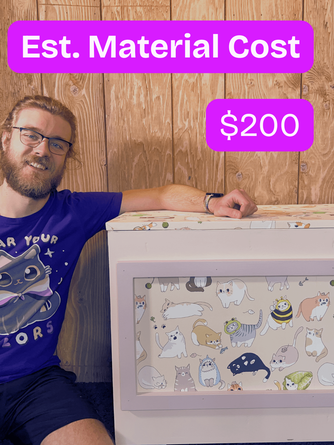 DIY Cat Litterbox Cabinet Plans product image (5)