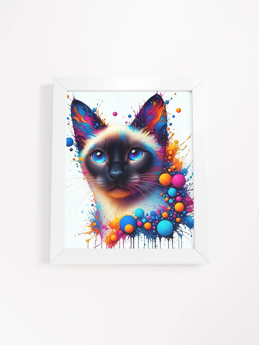 Framed High-Quality Matte Poster (in): Siamese product image (49)