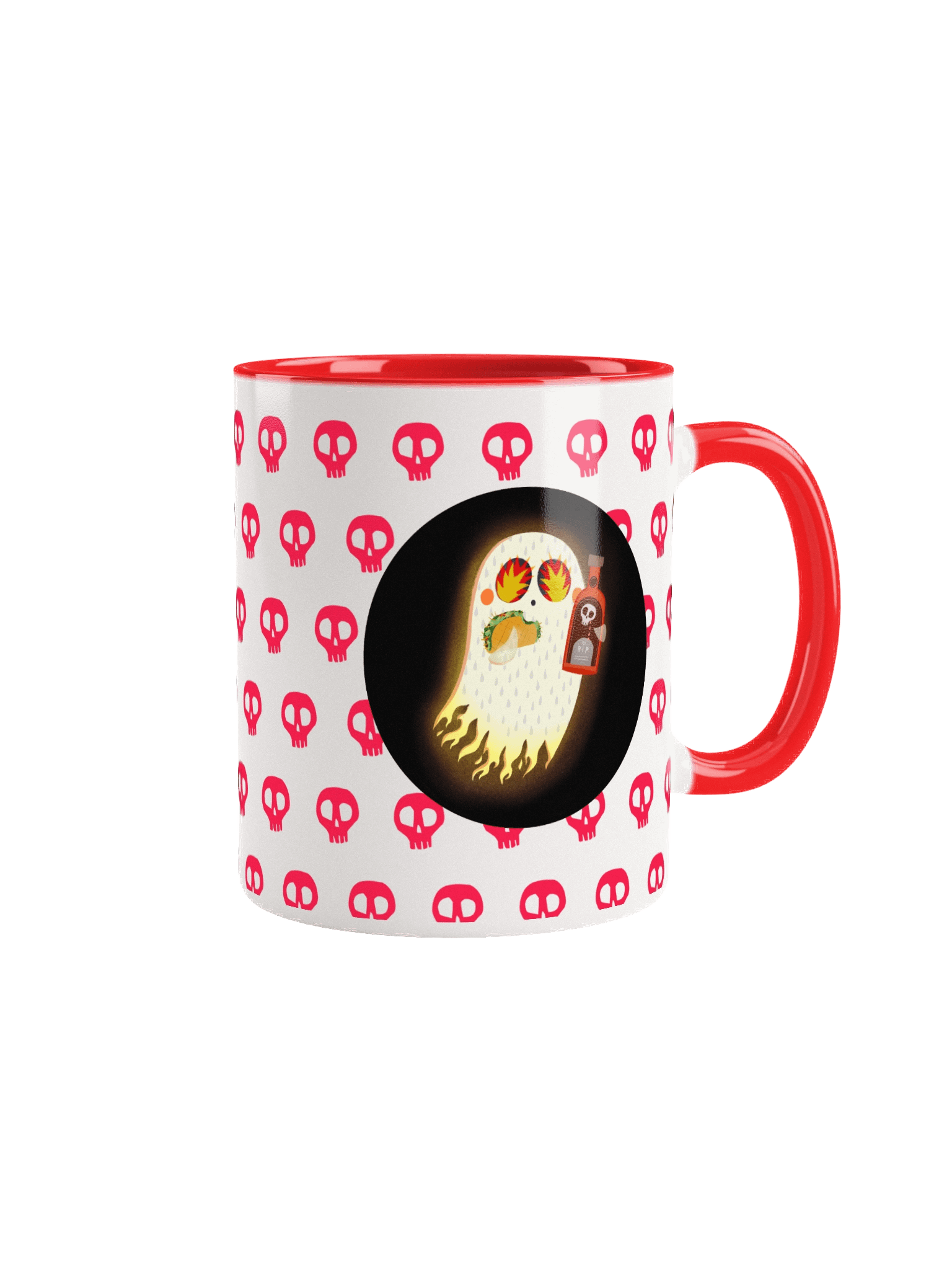 Little Ghost Hot Sauce Taco - Ceramic Mug product image (5)