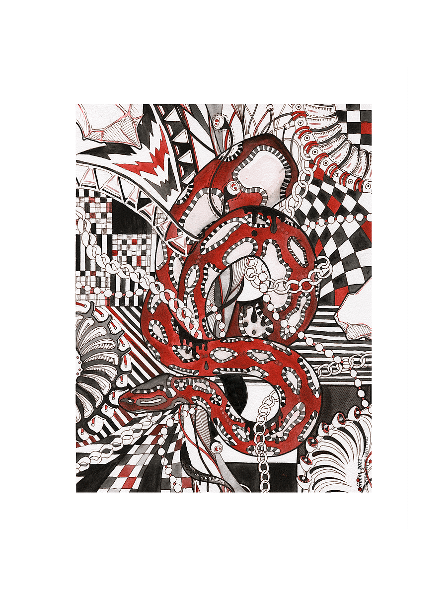 Serpent - Original Art Print product image (1)