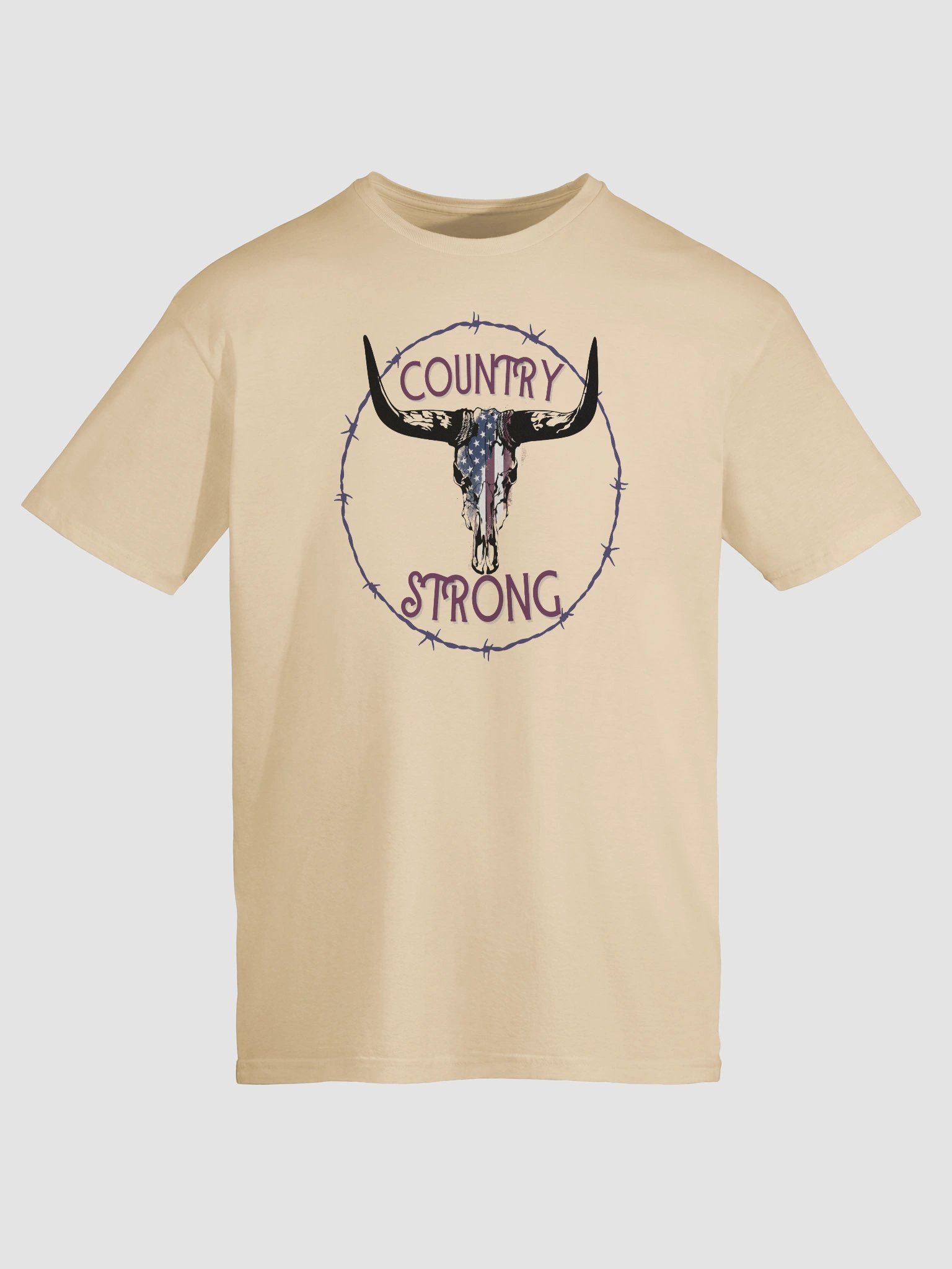 Country Strong Patriot Skull T-Shirt product image (93)