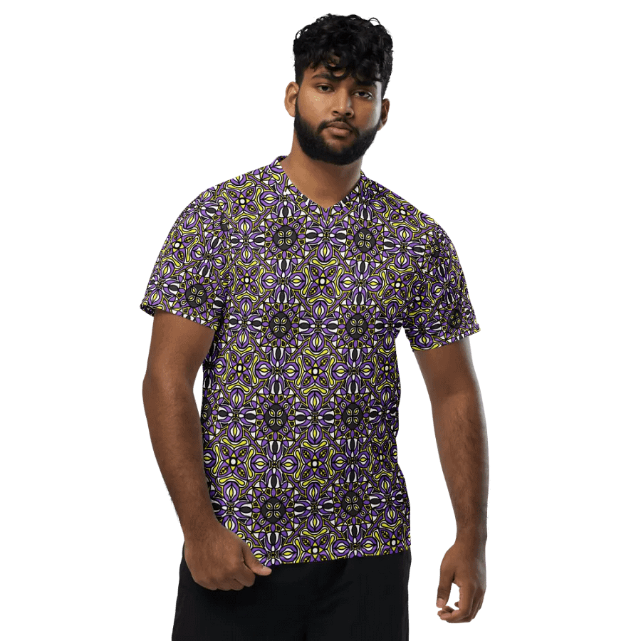 Non-Binary Abstract T - Sports Jersey product image (9)