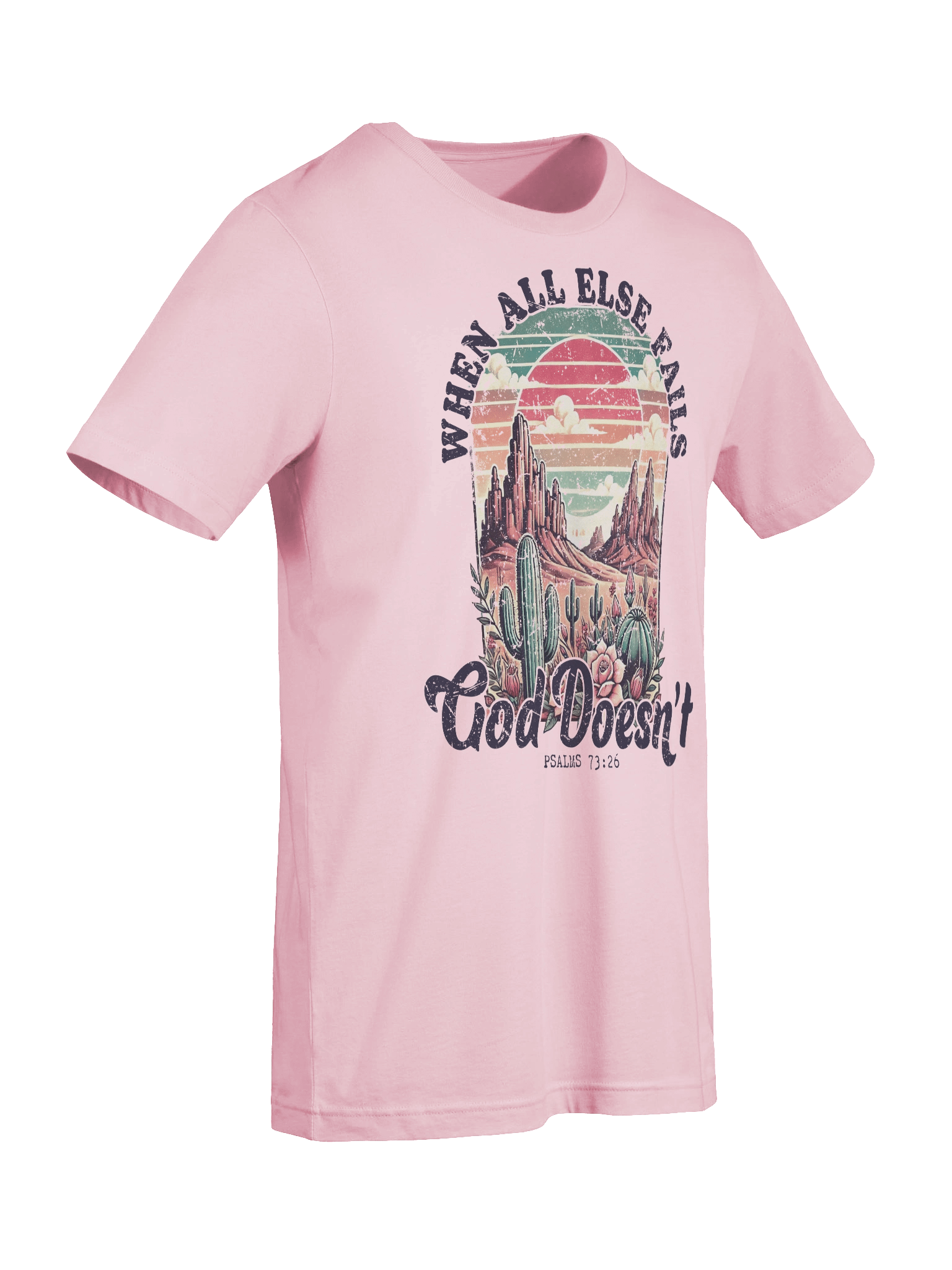 Lift Me Up Lord God Does Not Fail Bible Verse Western Themed product image (5)