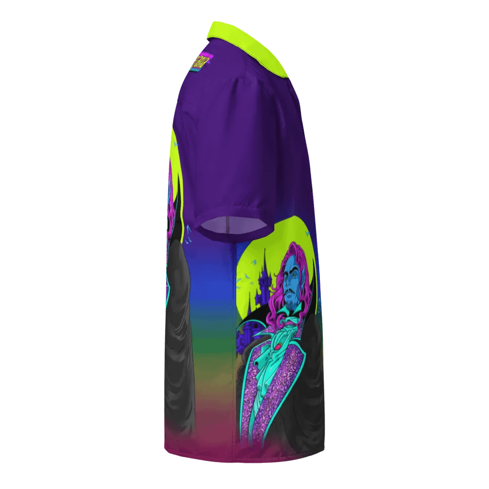 Castlevania Neon Tribute Hawaiian Button up product image (11)